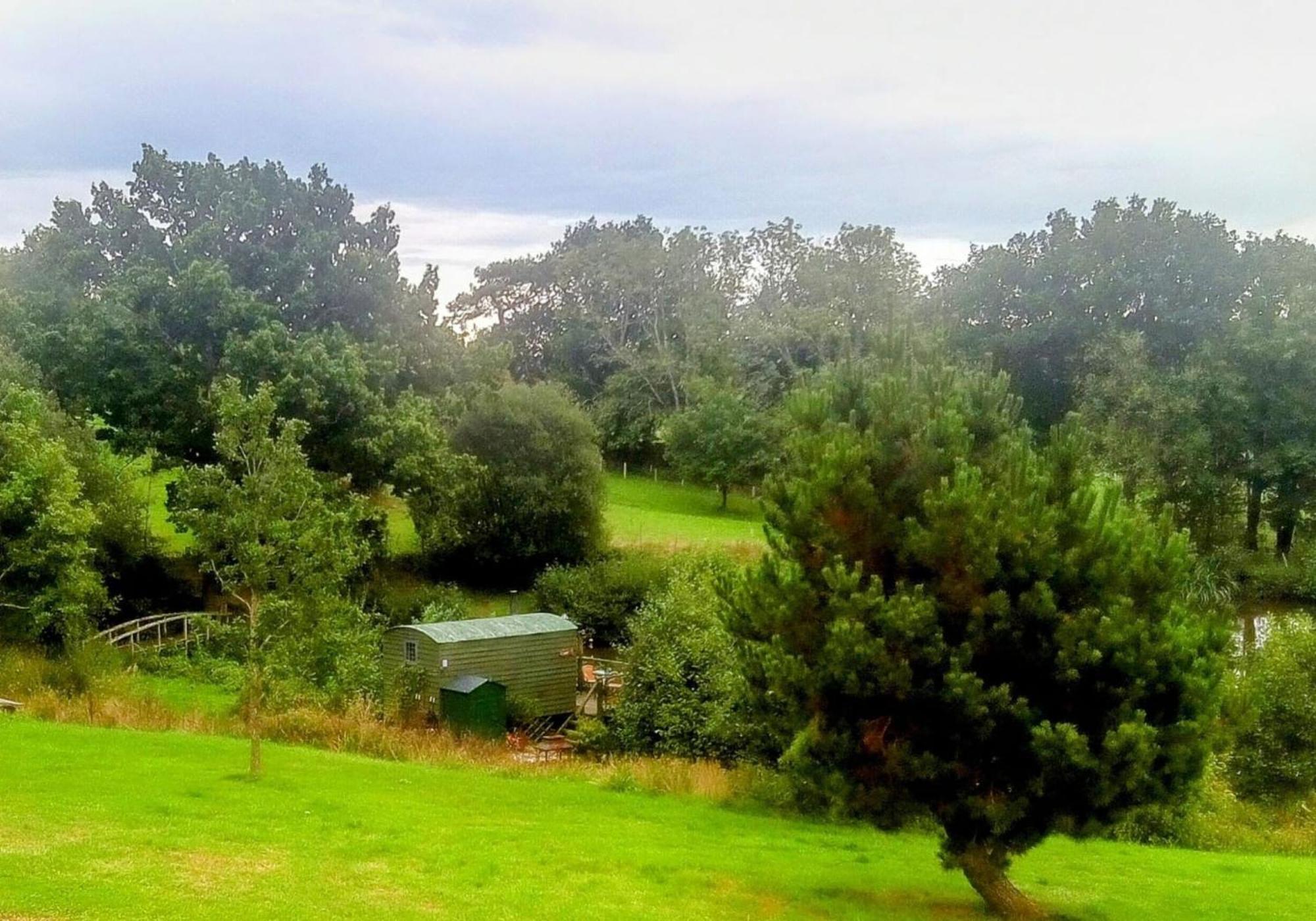 Snug & Secluded Lakeside Shepherds Hut 'Carp' Uckfield Exterior foto